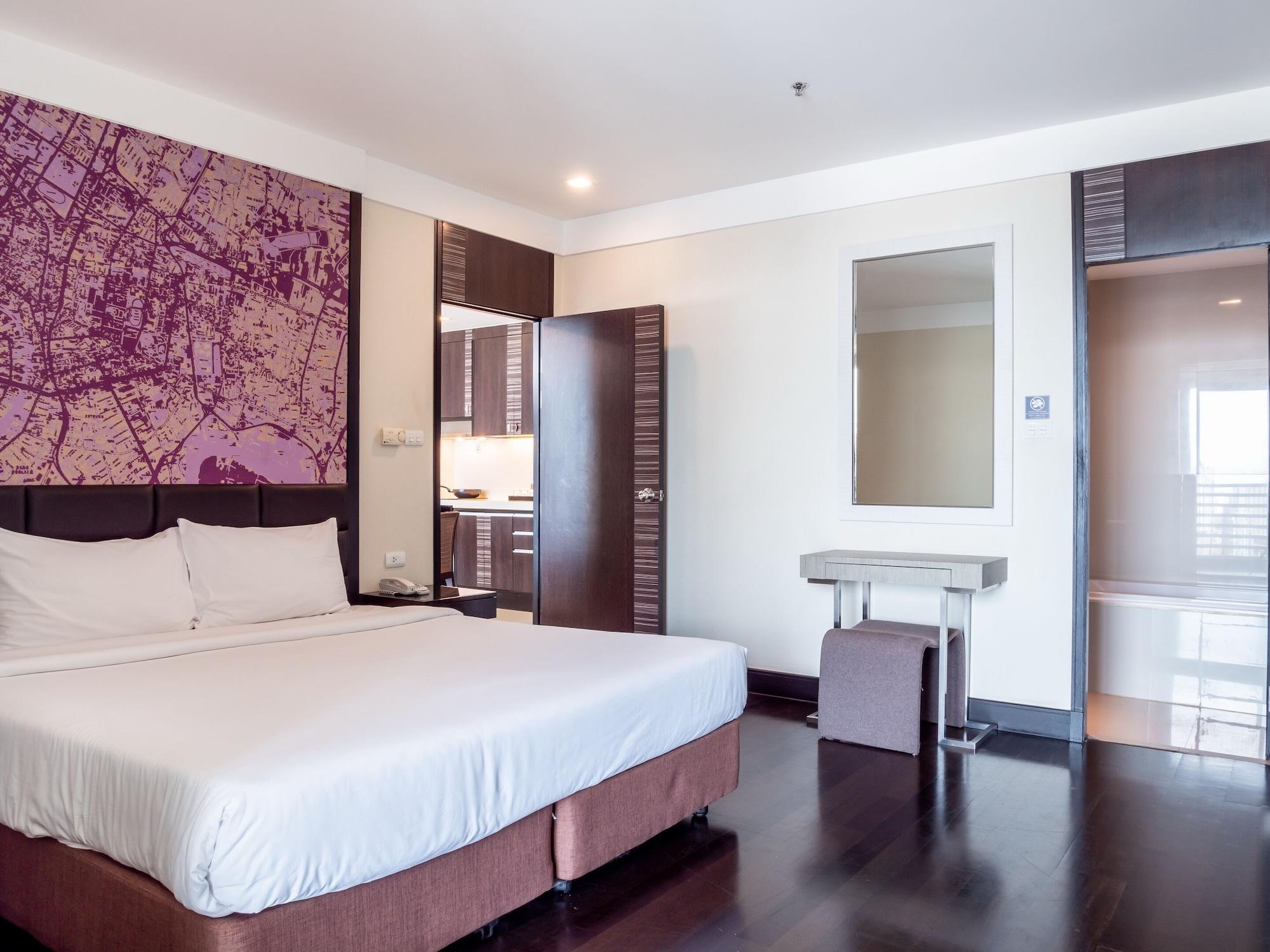 Jasmine Grande Residence Бангкок Екстер'єр фото A bedroom at the hotel